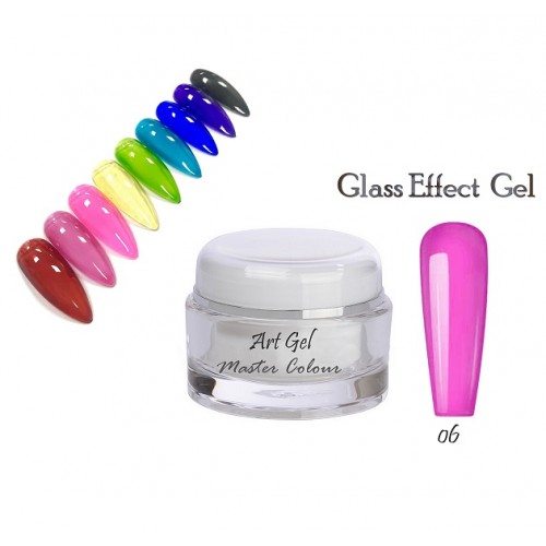 GLASS EFFECT" stklo efekto gelis Nr.6